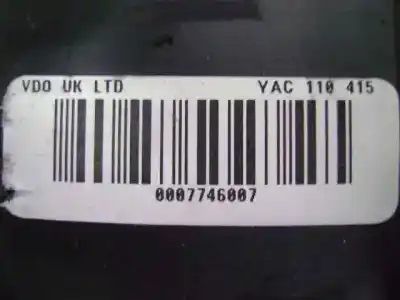 Recambio de automóvil de segunda mano de cuadro instrumentos para mg rover serie 75 (rj) 1.8 comfort referencias oem iam yac003780lnf yac110415 