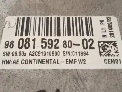 Recambio de automóvil de segunda mano de pantalla multifuncion para peugeot 508 allure referencias oem iam 9808159280 a2c91910500 
