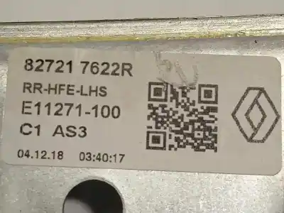 Автозапчасти б/у регулятор стекла заднего левого за renault kadjar (ha_, hl_) 1.3 tce 140 ссылки oem iam 827217622r  