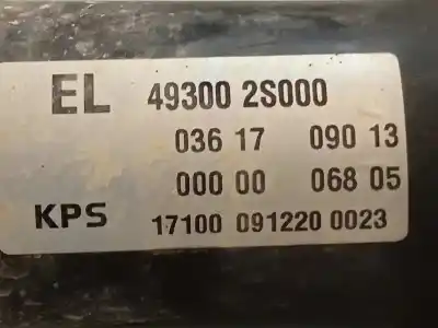 Pièce détachée automobile d'occasion transmission centrale pour hyundai ix35 (el/lm) (2010->) 2.0 classic 2wd [2.0 ltr. - 100 kw crdi cat] références oem iam 493002s000  