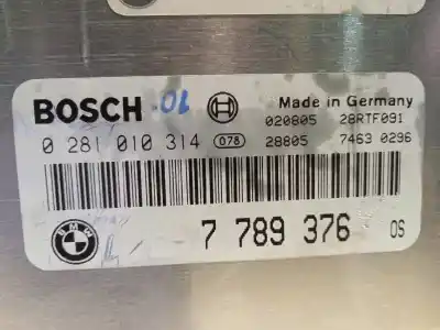 Second-hand car spare part ecu engine control for bmw x5 (e53) 3.0d oem iam references 7789376 0281010314 