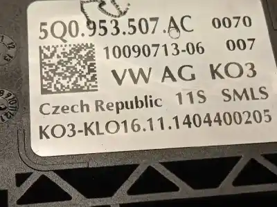 Автозапчасти б/у прерывный контроль за skoda octavia iii combi (5e5, 5e6) 2.0 tdi ссылки oem iam 5q0953507ac  