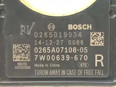Recambio de automóvil de segunda mano de sensor angulo giro para renault master kasten l2h2 hka 3.3t referencias oem iam 0265019034 0265a07108 