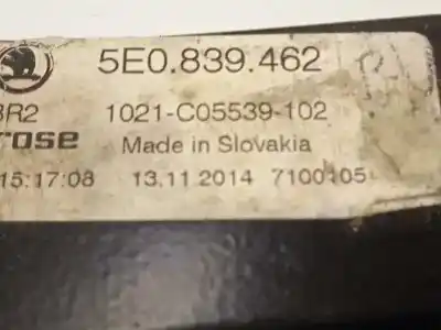 Автозапчастина б/у регулятор скла заднього правого для skoda octavia iii combi (5e5, 5e6) 2.0 tdi посилання на oem iam 5e0839462 5q0959812a 0130822724
