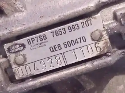 Автозапчастина б/у рульмова рейка для land rover range rover (lm) 3.6 td v8 посилання на oem iam qeb500470 7h423k748ea 