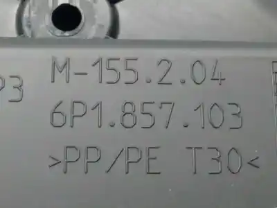 Peça sobressalente para automóvel em segunda mão porta luvas por seat ibiza (6j5) reference referências oem iam 6p1857103  
