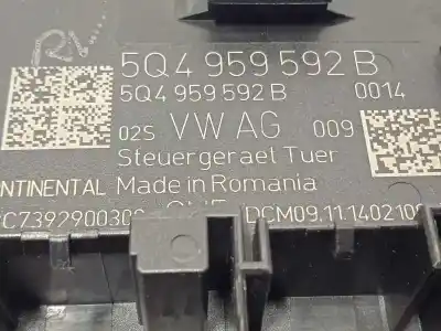 Автозапчастина б/у блок управління комфортом для skoda octavia iii combi (5e5, 5e6) 2.0 tdi посилання на oem iam 5q495592b  