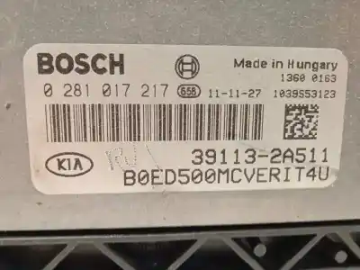 Автозапчасти б/у блок управления двигателем за kia cee´d active ссылки oem iam 391132a511 0281017217 