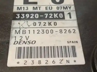 Автозапчастина б/у ебу контролер двигуна для suzuki swift berlina (mz) gl посилання на oem iam 3392072k01 1123008262 1123008262