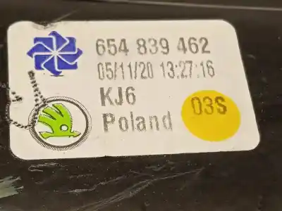 Автозапчасти б/у задний правый стеклорегулятор за skoda kamiq (nw4) ambition ссылки oem iam 654839462 5q0959408d 