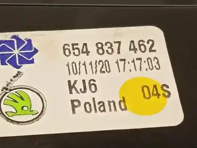 Автозапчасти б/у регулятор стекла переднего правого за skoda kamiq (nw4) ambition ссылки oem iam 654837462 2q1959406 