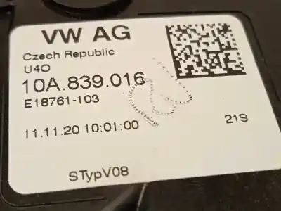 Автозапчасти б/у замок задней правой двери за skoda kamiq (nw4) ambition ссылки oem iam 10a839016  