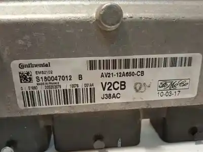 Автозапчасти б/у блок управления двигателем за ford fiesta vi (cb1, ccn) 1.25 ссылки oem iam av2112a650cb s180047012b 1543041