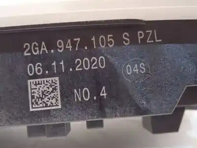 Автозапчастина б/у внутрішне світло для skoda kamiq (nw4) ambition посилання на oem iam 2ga947105spzl  