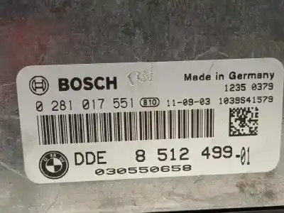 Recambio de automóvil de segunda mano de centralita motor uce para bmw x1 (e84) xdrive 18d referencias oem iam 8512499 0281017551 13618512499