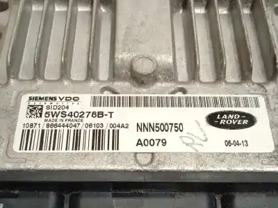 Second-hand car spare part ecu engine control for land rover range rover sport 2.7 td v6 cat oem iam references nnn500750 5ws40278bt 