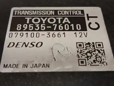 Автозапчастина б/у блок управління акпп для toyota prius (nhw30) 1.8 16v cat посилання на oem iam 8953576010 0791003661 