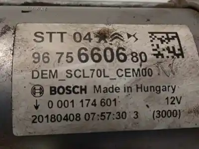 Автозапчастина б/у двигун запускається для citroen c4 cactus shine посилання на oem iam 9675660680 0001174601 