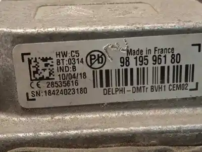 Автозапчастина б/у електронний модуль для citroen c4 cactus shine посилання на oem iam 9819596180  