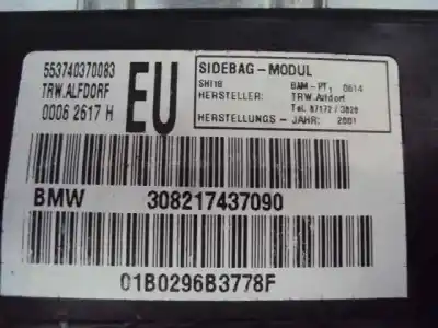 Recambio de automóvil de segunda mano de airbag lateral izquierdo para bmw serie 3 berlina (e46) 330d referencias oem iam   