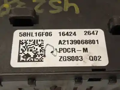 Автозапчастина б/у реле/запоперівник для mercedes-benz clase e familiar (bm 213) e 220 d (213.204) посилання на oem iam a2139068801  