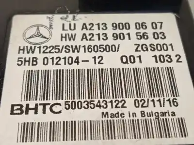 Автозапчастина б/у кондиціонація для mercedes-benz clase e familiar (bm 213) e 220 d (213.204) посилання на oem iam a2139000607 5hb012104 a2139015603