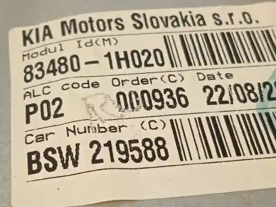 Second-hand car spare part rear right window regulator for kia pro cee´d (ed) 1.6 crdi 90 oem iam references 834801h020 402058d 