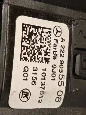 Автозапчастина б/у управління світлом для mercedes-benz clase e familiar (bm 213) e 220 d (213.204) посилання на oem iam a2229055508  