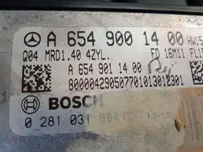 Second-hand car spare part ecu engine control for mercedes-benz clase e familiar (bm 213) e 220 d (213.204) oem iam references a6549001400 0281031884 
