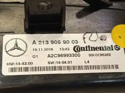Автозапчастина б/у клімат-контроль для mercedes-benz clase e familiar (bm 213) e 220 d (213.204) посилання на oem iam a2139059003 a2c96993300 2139059003