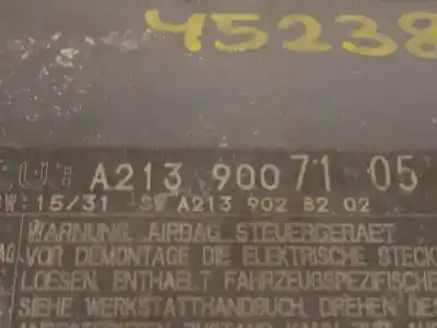 Автозапчастина б/у комплект подушки безпеки для mercedes-benz clase e familiar (bm 213) e 220 d (213.204) посилання на oem iam a21368000059k00 a2138600202 a2139007105