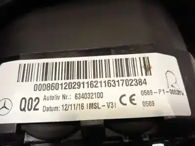 Автозапчастина б/у комплект подушки безпеки для mercedes-benz clase e familiar (bm 213) e 220 d (213.204) посилання на oem iam a21368000059k00 a2138600202 a2139007105