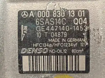 Автозапчастина б/у компресор кондиционера для mercedes-benz clase e familiar (bm 213) e 220 d (213.204) посилання на oem iam a0008301301 4471401453 