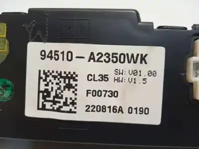Second-hand car spare part multifunction display for kia pro cee´d (jd) 1.4 crdi 90 oem iam references 94510a2350wk  