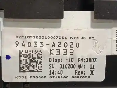 Peça sobressalente para automóvel em segunda mão quadrante por kia pro cee´d (jd) 1.4 crdi 90 referências oem iam 94033a2020  