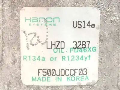 Peça sobressalente para automóvel em segunda mão compressor de ar condicionado a/a a/c por kia pro cee´d (jd) 1.4 crdi 90 referências oem iam 97701a6701 f500jdccf03 