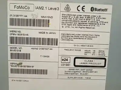 Recambio de automóvil de segunda mano de sistema navegacion gps para volvo xc60 2.0 diesel cat referencias oem iam 31357771aa 31357227aa 