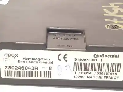 Second-hand car spare part electronic module for renault laguna coupe monaco gp oem iam references 280246043r  