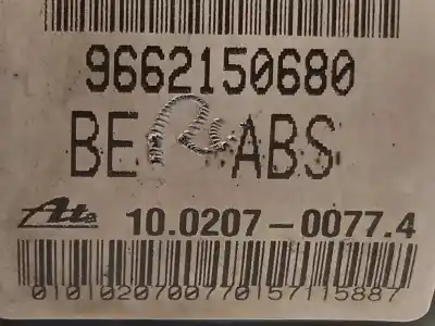 Pièce détachée automobile d'occasion abs (système anti-blocage des roues) pour peugeot 207 1.6 16v hdi références oem iam 9662150680 10020700774 10097011263