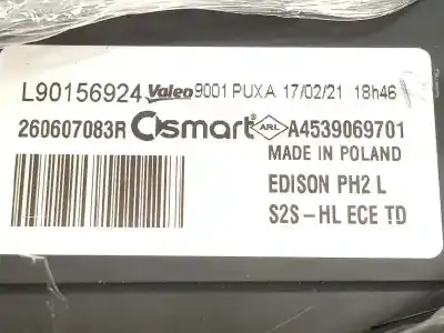 Gebrauchtes Autoersatzteil linker scheinwerfer zum smart fortwo coupe brabus (453.362) oem-iam-referenzen a4539069701 4539069701 260607083r