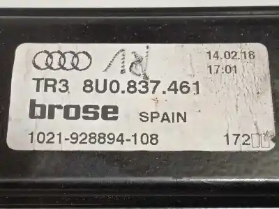 Автозапчасти б/у регулятор стекла переднего левого за audi q3 (8ug) attraction ссылки oem iam 8u0837461 8k0959881b 