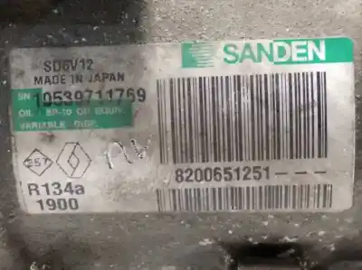 Second-hand car spare part air conditioning compressor for nissan tiida (c11x/sc11x) acenta oem iam references 8200651251  