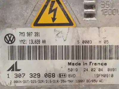 İkinci el araba yedek parçası kontrol ünitesi xenon farlar için volkswagen new beetle (9c1/1c1) 1.9 tdi oem iam referansları 7m3907391 1307329068 
