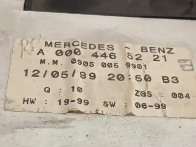 Recambio de automóvil de segunda mano de cuadro instrumentos para mercedes-benz vito (w638) caja cerrada 110 cdi  (638.094) referencias oem iam a0004465221  