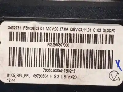 Peça sobressalente para automóvel em segunda mão comando de sofagem (chauffage / ar condicionado)  por bmw mini (r56) one referências oem iam 3452781  64113454854