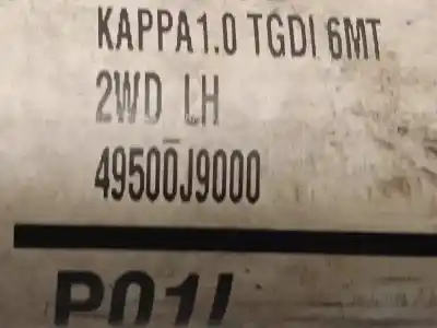 Автозапчастина б/у передня ліва трансмісія для hyundai kona 1.0 tgdi cat посилання на oem iam 49500j9000  