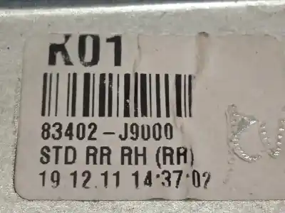 Автозапчастина б/у регулятор скла заднього правого для hyundai kona 1.0 tgdi cat посилання на oem iam 83402j9000 82450j9000 