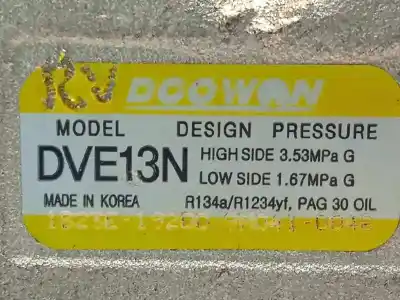 Автозапчастина б/у компресор кондиционера для hyundai kona 1.0 tgdi cat посилання на oem iam 97701j9100 1b23e19200 dve13n