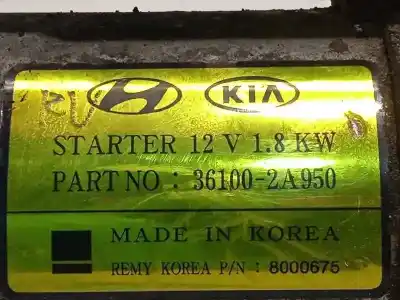 Автозапчастина б/у двигун запускається для hyundai i40 style посилання на oem iam 361002a950  