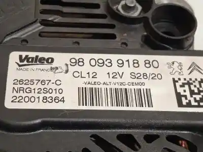 Автозапчастина б/у генератор для citroen c-elysee (dd_) 1.5 bluehdi 100 посилання на oem iam 9809391880 nrg12s010 2625767a